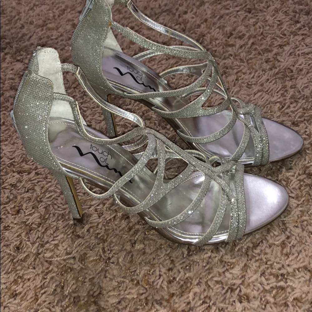 Silver heels
